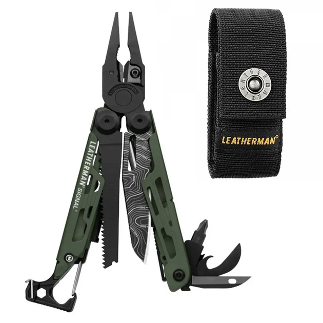 Мультитул Leatherman Signal Green Topo (832692) - зображення 7