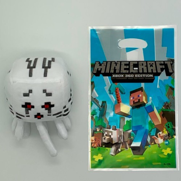 Мягкая игрушка привидение Гаст с вышивкой плюшевая фигурка из игры Майнкрафт 20 см (581934) - Фото 9 Мягкая игрушка привидение Гаст с вышивкой плюшевая фигурка из игры Майнкрафт 20 см (581934) - изображение 9