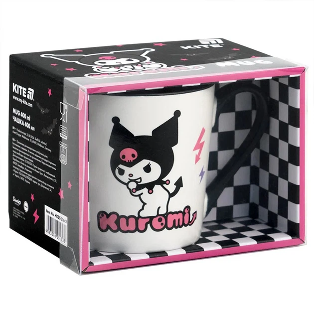 Чашка Kite Kuromi 400 мл HK25-216-2 - Фото 6 Чашка Kite Kuromi 400 мл HK25-216-2 - зображення 6