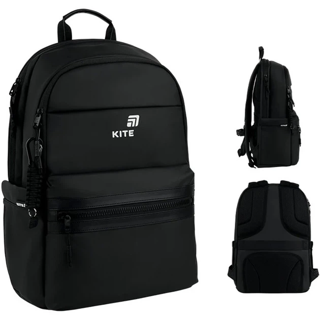 Рюкзак Kite Education teens Black K26-2721L-2 - Фото 2 Рюкзак Kite Education teens Black K26-2721L-2 - зображення 2