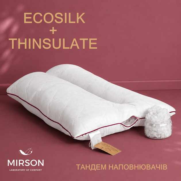 Подушка ортопедическая MirSon Deluxe Eco Jojo 182 Средняя 50x70 см
