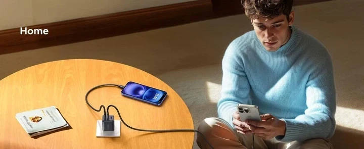 Сетевое зарядное устройство UGREEN 30W 3-Port GaN II Power Supply PD Fast Charger Black (X515) - изображение 9
