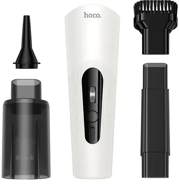 Автомобільний пилосос Hoco ZP16 Wave Wireless Vacuum Cleaner White (6942007660853) - зображення 6