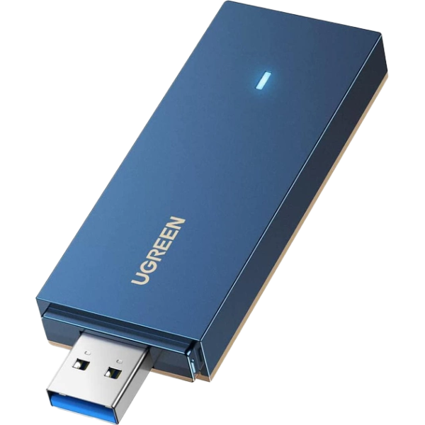 WiFi-адаптер UGREEN USB AX1800 USB WiFi 6 Dual-Band Wireless Adapter Blue (CM499) - Фото 1 WiFi-адаптер UGREEN USB AX1800 USB WiFi 6 Dual-Band Wireless Adapter Blue (CM499) - изображение 1