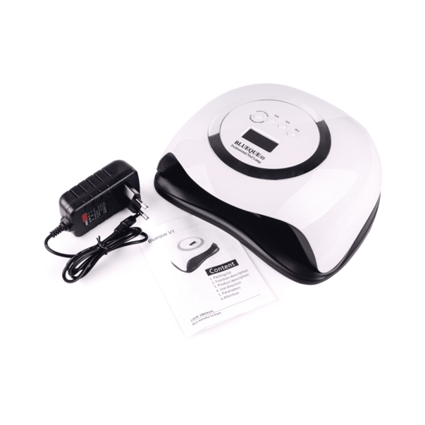UV/LED лампа SUN BQ-V1 168 Вт для маникюра Серебристый - изображение 4