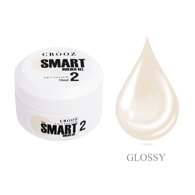 Гель для наращивания Crooz Smart Builder Gel №02 тепло-розовый 15 мл - Фото 1 Гель для наращивания Crooz Smart Builder Gel №02 тепло-розовый 15 мл - изображение 1