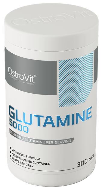 Глютамін OstroVit Glutamine 5000 300 капсул (5903933911861) - зображення 2