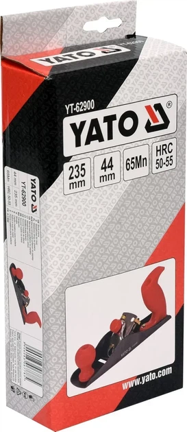 Рубанок столярный YATO 235 мм со стальным корпусом YT-62900 - Фото 3 Рубанок столярный YATO 235 мм со стальным корпусом YT-62900 - изображение 3
