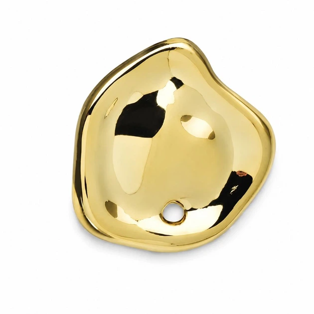 Брошь BROCHE Модерн Марракеш из стали золотистая BRBF115517 - изображение 3