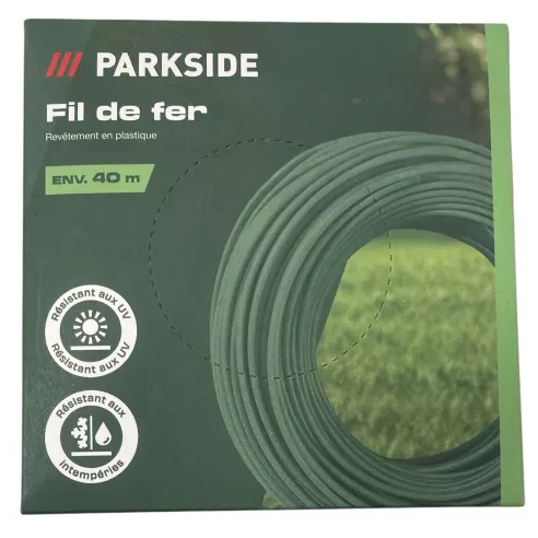 Садовый подвязочный проволочный шнур PARKSIDE® HG10687J 40 м - Фото 2 Садовый подвязочный проволочный шнур PARKSIDE® HG10687J 40 м - изображение 2