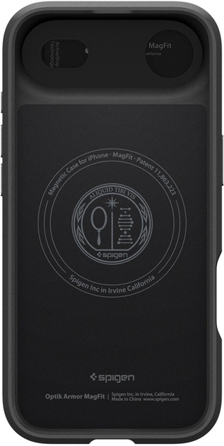 Панель Spigen Optik Armor MagSafe для Apple iPhone 17 Air Black (8800283310597) - Фото 3 Панель Spigen Optik Armor MagSafe для Apple iPhone 17 Air Black (8800283310597) - зображення 3
