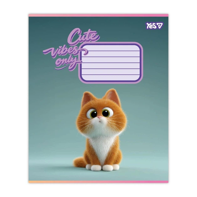 Зошит шкільний Yes Cute vibes only А5 18 аркушів лінія (768899) - зображення 5