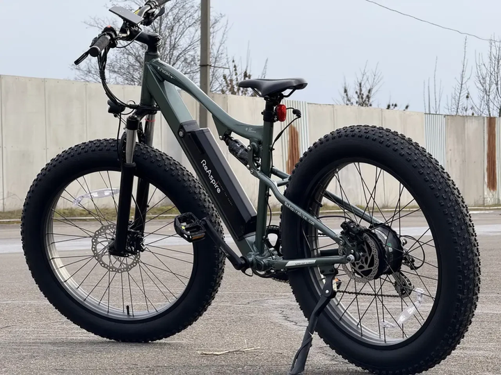 Электровелосипед фетбайк ReAspire FatBike 26" 48V/16Ah/750W BAFANG мощный вездеход Зеленый (LUX1830) - изображение 2