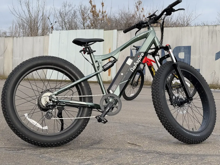 Электровелосипед фетбайк ReAspire FatBike 26" 48V/16Ah/750W BAFANG мощный вездеход Зеленый (LUX1830) - изображение 3
