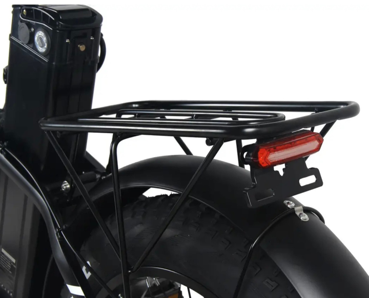Электровелосипед фетбайк Tecros F1 20" 1000W 48V/15Ah гидравлика складной алюминиевый вездеход Черный (LUX1839) - изображение 3