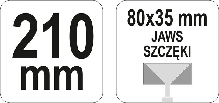 Щипцы для формирования профилей YATO 210 мм 80 x 35 мм YT-5140 - Фото 3 Щипцы для формирования профилей YATO 210 мм 80 x 35 мм YT-5140 - изображение 3
