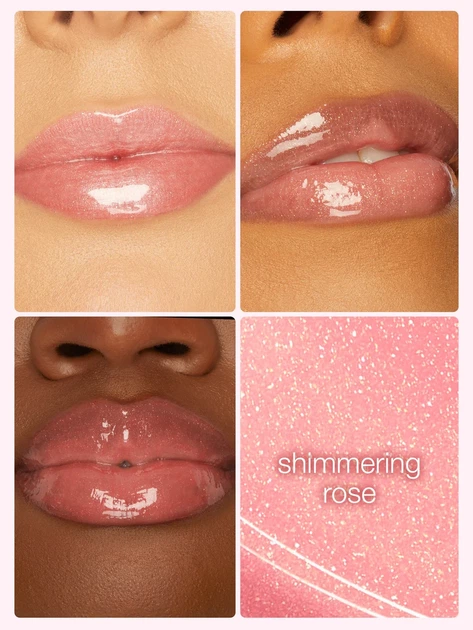 Глянцевий зволожувальний блиск для губ з олією маракуї Tarte Maracuja Juicy Lip Vinyl Shimmering Rose 2.7 г - зображення 5