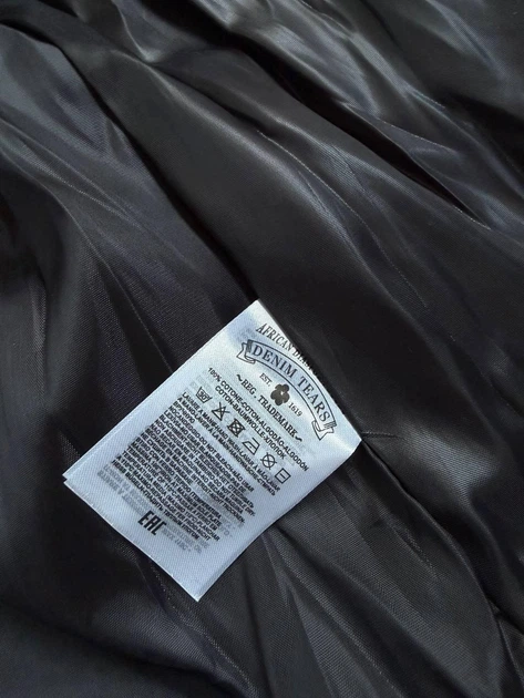 Жилетка Denim Tears чорна XXL - Фото 5 Жилетка Denim Tears чорна XXL - зображення 5