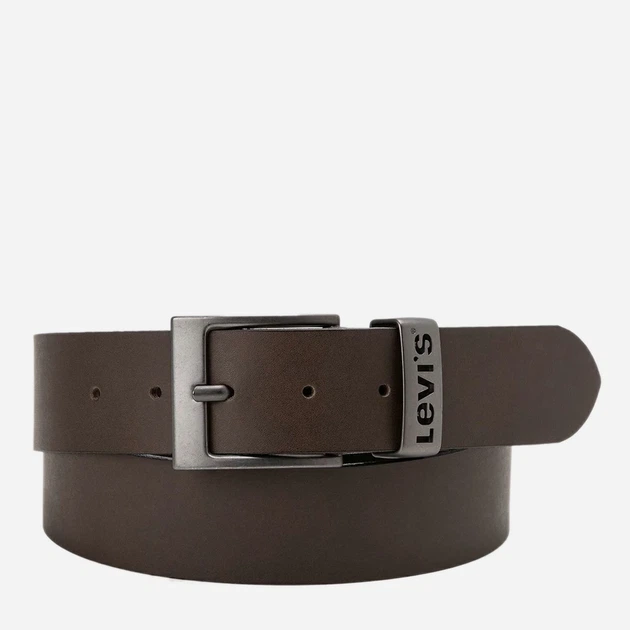Ремінь чоловічий з натуральної шкіри Levi`s 38019-0119 115 см Коричневий (7613417334564) - зображення 3