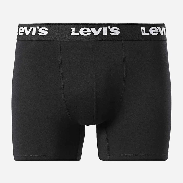 Набір трусів боксерів чоловічих бавовняних Levi`s 701236673-001 2XL 3 шт Чорний (8720245961561) - Фото 4 Набір трусів боксерів чоловічих бавовняних Levi`s 701236673-001 2XL 3 шт Чорний (8720245961561) - зображення 4