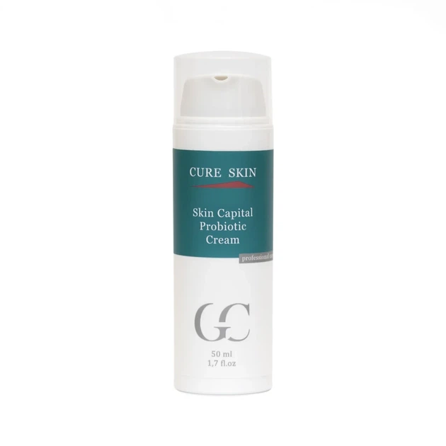 Відновлювальний пробіотичний крем для чутливої шкіри Skin Capital Probiotic Cream 50мл CURE SKIN - Фото 1 Відновлювальний пробіотичний крем для чутливої шкіри Skin Capital Probiotic Cream 50мл CURE SKIN - зображення 1