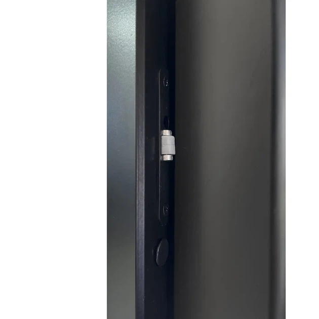 Стеклянная дверь Tesli Antalya Black Sateen 700х1900 мм закаленное стекло матовая серая для хаммама - изображение 7