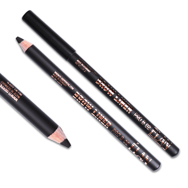 Пудровий олівець для брів Brow Liner PRO B 02 Dark Brown - Фото 3 Пудровий олівець для брів Brow Liner PRO B 02 Dark Brown - зображення 3