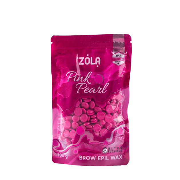BROW EPIL WAX Pink Pearl Гранулированный воск 100g - Фото 1 BROW EPIL WAX Pink Pearl Гранулированный воск 100g - изображение 1