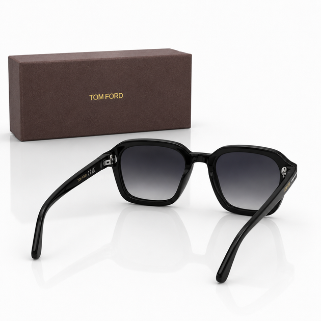 Сонцезахисні окуляри POLARIZED TF-702 C1 Black gradient Чоловічі з поляризацією - зображення 7