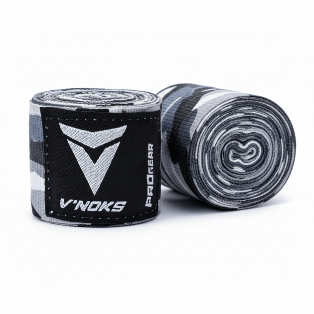 Бинти боксерські V`Noks 4,5m Camo - изображение 6