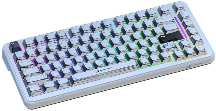 Бездротова магнітна клавіатура ATTACK SHARK X82 PRO HE Comics (2.4G/Bluetooth/USB type-c) RGB Підсвічування (COPY) - зображення 2