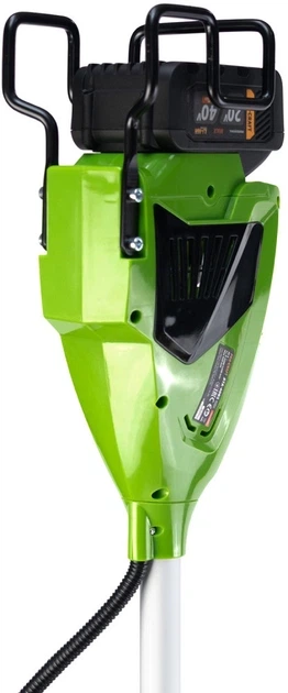 Тример акумуляторний Procraft ATA-40BS UNIVERSAL з велосипедною ручкою 1 акумулятором 40V/4Ah та зарядним пристроєм у комплекті безщітковий садова газонокосарка для косіння трави та бур’янів ручна електрокоса для догляду за присадибною територією - зображення 9