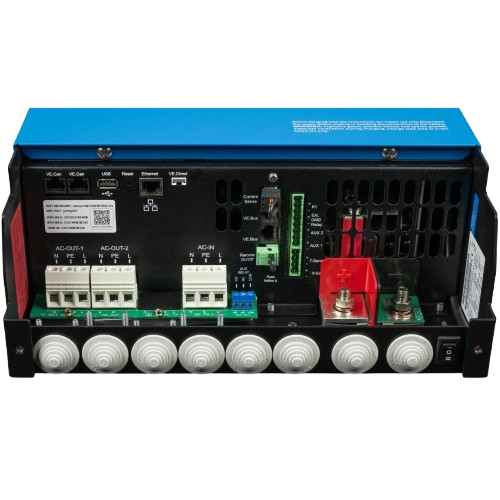 Інвертор із чистою синусоїдою Victron Energy MultiPlus-II 48/4k5/55-32 GX 230V 1 фаза 4 кВт 55А Синій - зображення 3