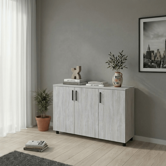 Комод Doros Торн Сосна Натті 3Ш/1Д 135х51.6х80 (DRS-012108) - Фото 3 Комод Doros Торн Сосна Натті 3Ш/1Д 135х51.6х80 (DRS-012108) - зображення 3