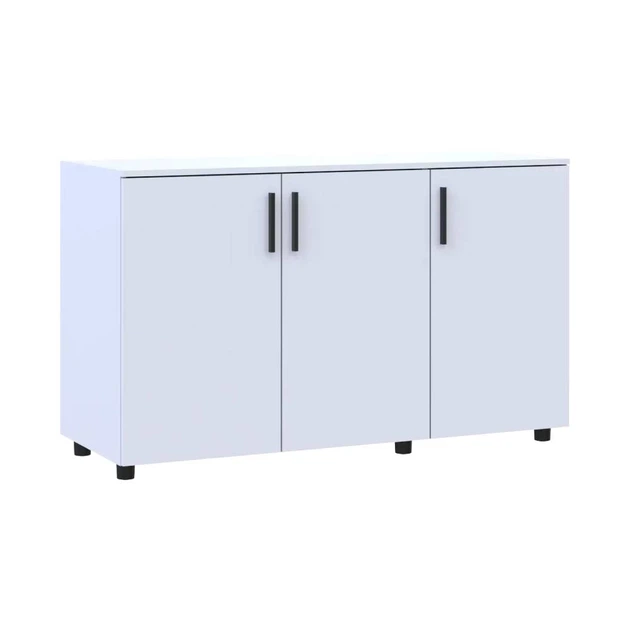 Комод Doros Торн Білий 3 ДСП 135х51.6х80 (DRS-012098) - Фото 6 Комод Doros Торн Білий 3 ДСП 135х51.6х80 (DRS-012098) - зображення 6