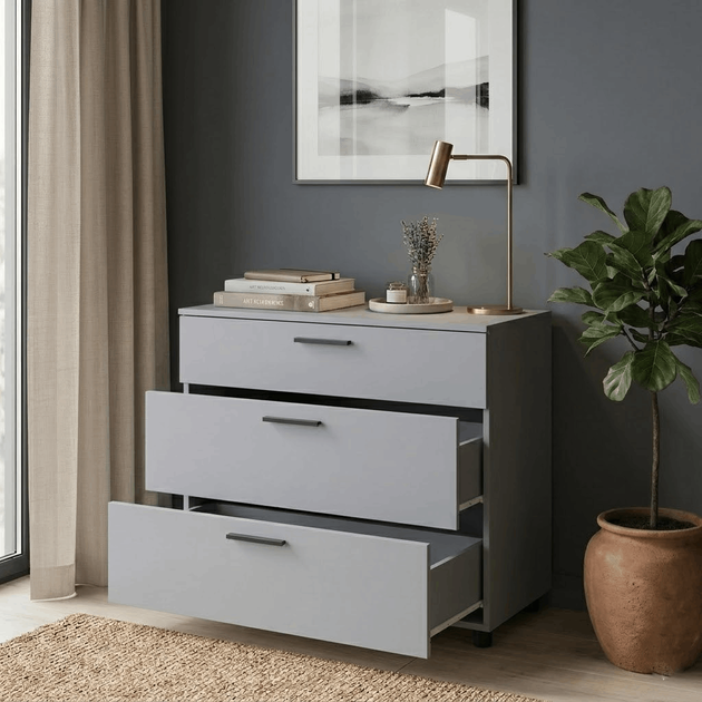 Комод Doros Торн Серый 3Ш 90х51.6х80 (DRS-012109) - изображение 6