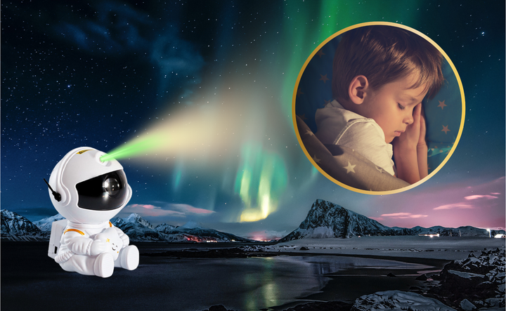 Светильник-ночник LED с пультом LUMINARIA ASTRONAUT 5W USB 5V/2А (детский ночник-проектор звездного неба) - Фото 11 Светильник-ночник LED с пультом LUMINARIA ASTRONAUT 5W USB 5V/2А (детский ночник-проектор звездного неба) - изображение 11