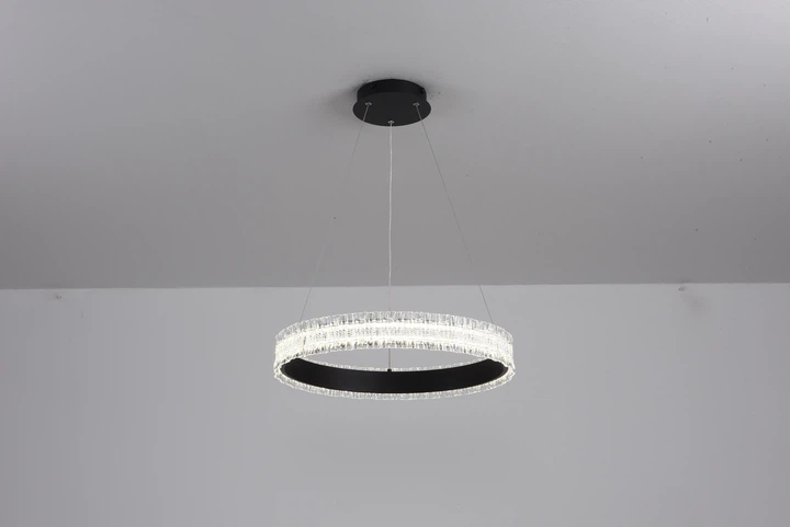 Люстра светодиодная подвесная Luminaria ERIKA 65W R485 Black с пультом - изображение 7