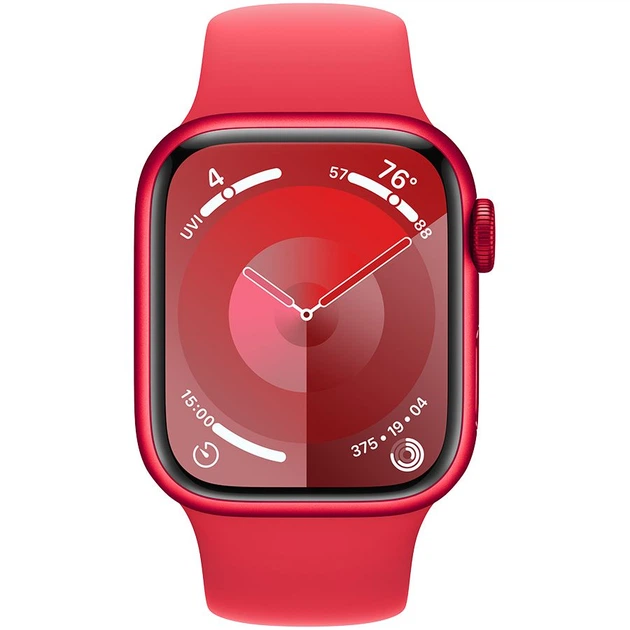 Смарт-годинник Apple Watch Series 9 GPS, 41mm, (PRODUCT)RED, (PRODUCT)RED Sport Band, M/L (Grade B) - Б/В - Фото 2 Смарт-годинник Apple Watch Series 9 GPS, 41mm, (PRODUCT)RED, (PRODUCT)RED Sport Band, M/L (Grade B) - Б/В - зображення 2