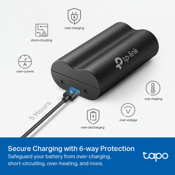 TP-LINK Акумуляторна батарея для пристроїв tapo, Tapo a100 Tapo a100 - Фото 4 TP-LINK Акумуляторна батарея для пристроїв tapo, Tapo a100 Tapo a100 - изображение 4