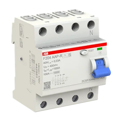 Автоматический выключатель дифференциального тока ABB F204 A-40/0.03 AP-R / 4P / Тип A / 30мА / 40A Б/В k1 - изображение 3