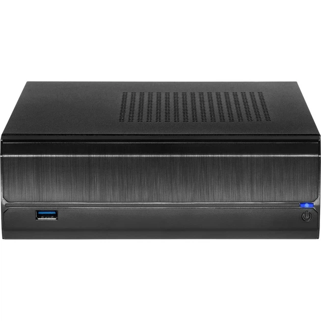 Корпус Inter-Tech JX-500 / Без БП / Mini-ITX / USB 3.0 / VESA-mount / Черный (101640661) - Уценка - изображение 2