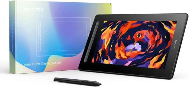 Графический планшет 15.4" Full HD XP-PEN Artist 16 2nd Gen Черный (102023445) - Б/У - изображение 3