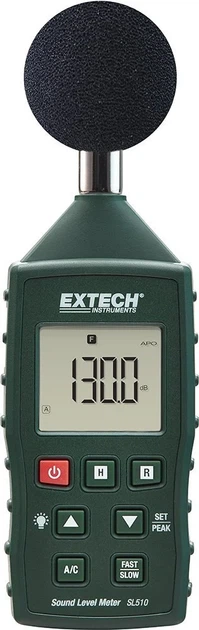 Шумомер Extech SL510 Зеленый Б/В - изображение 2