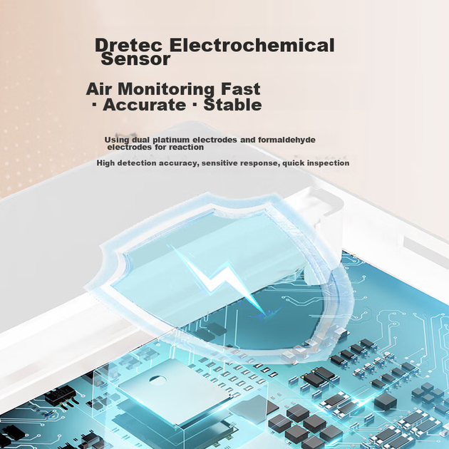 Dretec, японский профессиональный детектор формальдегида, многофункциональный детектор качества воздуха и формальдегида Air Ultra. - Фото 5 Dretec, японский профессиональный детектор формальдегида, многофункциональный детектор качества воздуха и формальдегида Air Ultra. - изображение 5