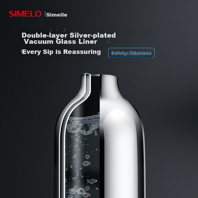 Ізольований термос SIMELO, скляна внутрішня оболонка великої місткості, грілка для домашнього використання, грілка для студентського гуртожитку, грілка, ізольована пляшка для води, 3,2 л - зображення 5