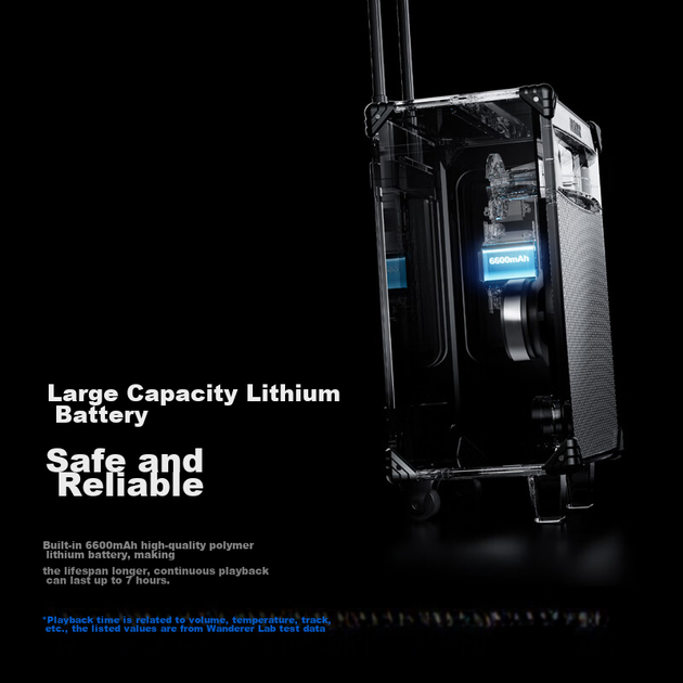 EDIFIER D3-8s, 8-дюймовая профессиональная акустическая система для квадратных танцев, портативная Bluetooth-колонка, уличная колонка, стандартный беспроводной микрофон в комплекте. - изображение 8