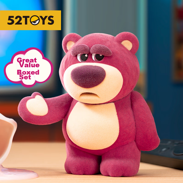52TOYS История игрушек Клубничка Медведь IT'S ME Слепой бокс Модная фигурка-игрушка для демонстрации Одиночная игрушка Подарок на весну - изображение 4
