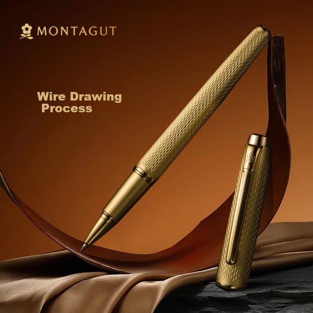 Ручка шариковая MONTAGUT Losarte латунь золотистая 0.5мм - изображение 4