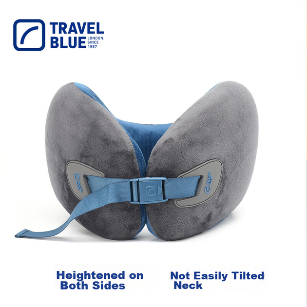 Подушка TRAVEL BLUE для шиї U-подібна з піни з ефектом пам'яті дорожня - Фото 7 Подушка TRAVEL BLUE для шиї U-подібна з піни з ефектом пам'яті дорожня - зображення 7